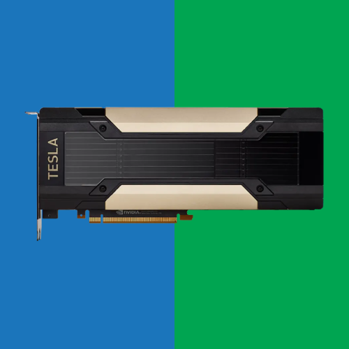 NVIDIA Tesla V100 32GB HBM2 GPU with 640 Tensor Cores