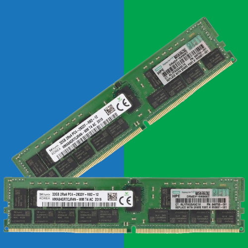 HPE PC4 2933Y DDR4 RAM 1Rx8 ECC RDIMM for Gen10