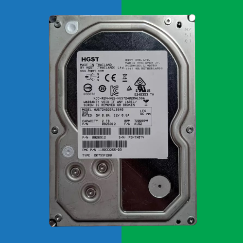 HGST Ultrastar 2TB SAS Hard Drive 512n Sector Format